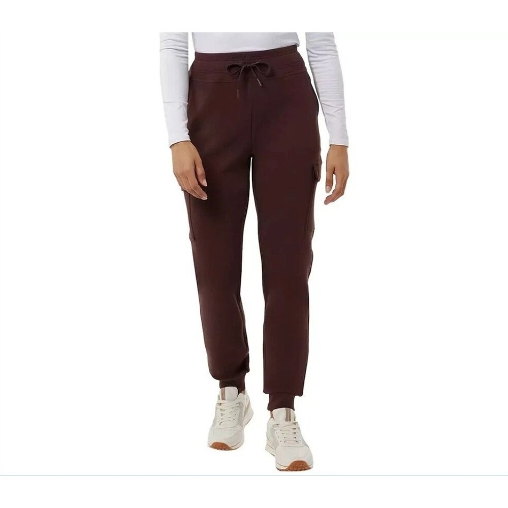 32 Degrees Women XL Cargo Jogger Pants Tech Fleece Athletic Elastic Drawstring